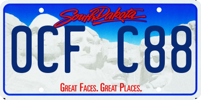 SD license plate 0CFC88