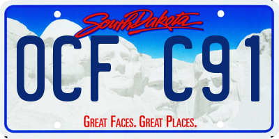 SD license plate 0CFC91