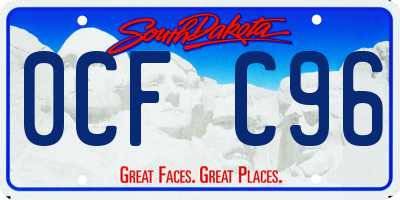 SD license plate 0CFC96