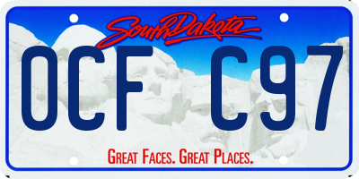 SD license plate 0CFC97