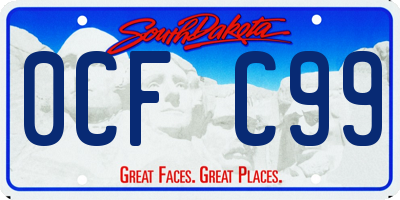 SD license plate 0CFC99