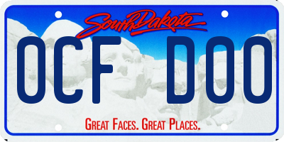 SD license plate 0CFD00