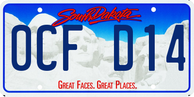 SD license plate 0CFD14