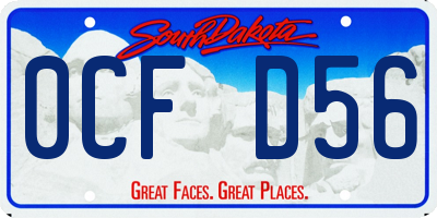 SD license plate 0CFD56