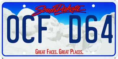 SD license plate 0CFD64