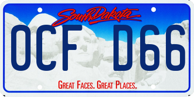 SD license plate 0CFD66