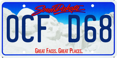 SD license plate 0CFD68