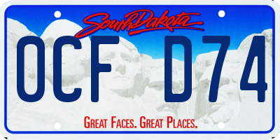 SD license plate 0CFD74