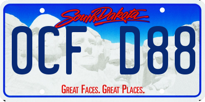 SD license plate 0CFD88