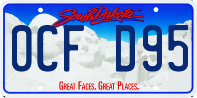 SD license plate 0CFD95