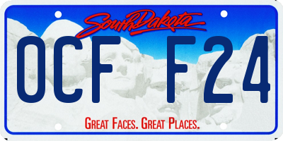 SD license plate 0CFF24