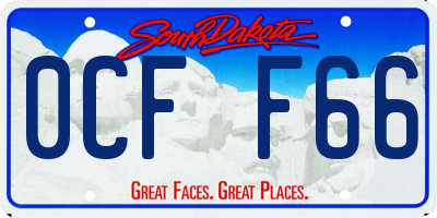 SD license plate 0CFF66