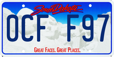 SD license plate 0CFF97
