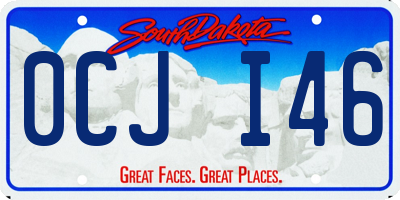 SD license plate 0CJI46