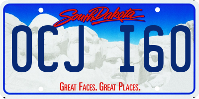 SD license plate 0CJI60