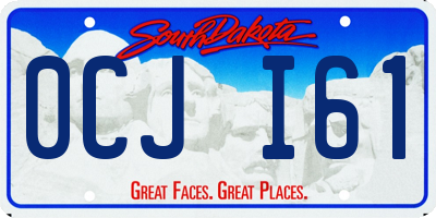 SD license plate 0CJI61