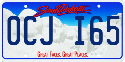 SD license plate 0CJI65