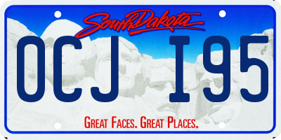 SD license plate 0CJI95