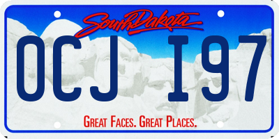 SD license plate 0CJI97