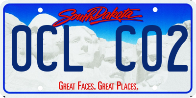 SD license plate 0CLC02