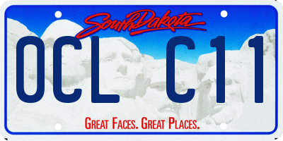 SD license plate 0CLC11