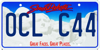 SD license plate 0CLC44