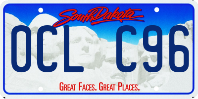 SD license plate 0CLC96
