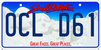 SD license plate 0CLD61