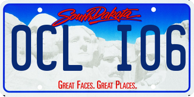 SD license plate 0CLI06