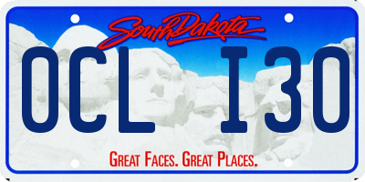 SD license plate 0CLI30