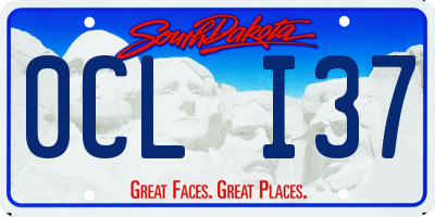 SD license plate 0CLI37