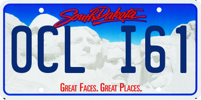 SD license plate 0CLI61