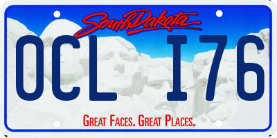 SD license plate 0CLI76