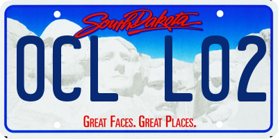 SD license plate 0CLL02