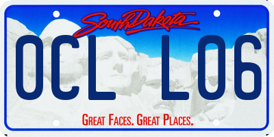 SD license plate 0CLL06