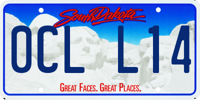 SD license plate 0CLL14