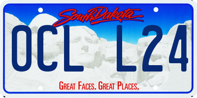 SD license plate 0CLL24