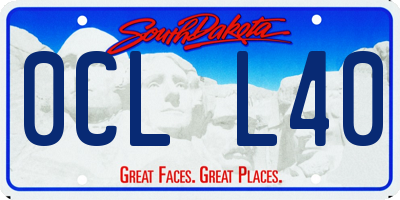 SD license plate 0CLL40