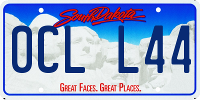 SD license plate 0CLL44