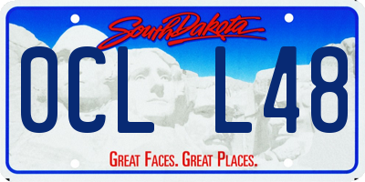 SD license plate 0CLL48