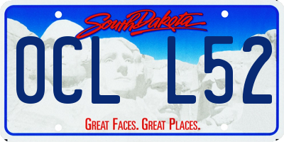 SD license plate 0CLL52