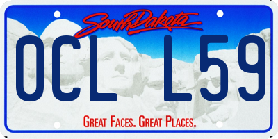 SD license plate 0CLL59