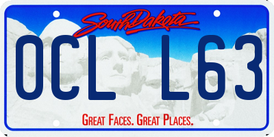 SD license plate 0CLL63