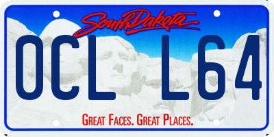 SD license plate 0CLL64
