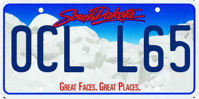 SD license plate 0CLL65