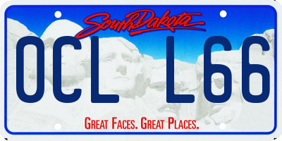 SD license plate 0CLL66