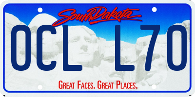 SD license plate 0CLL70