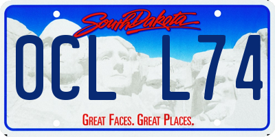 SD license plate 0CLL74