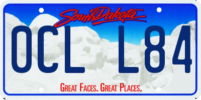 SD license plate 0CLL84