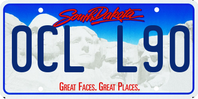 SD license plate 0CLL90